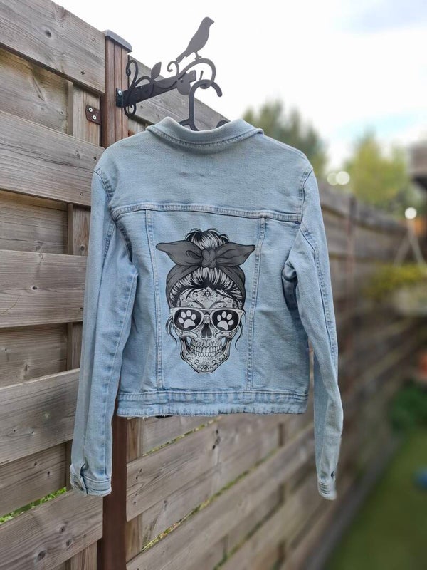 Vintage spijkerjas blauw maat L