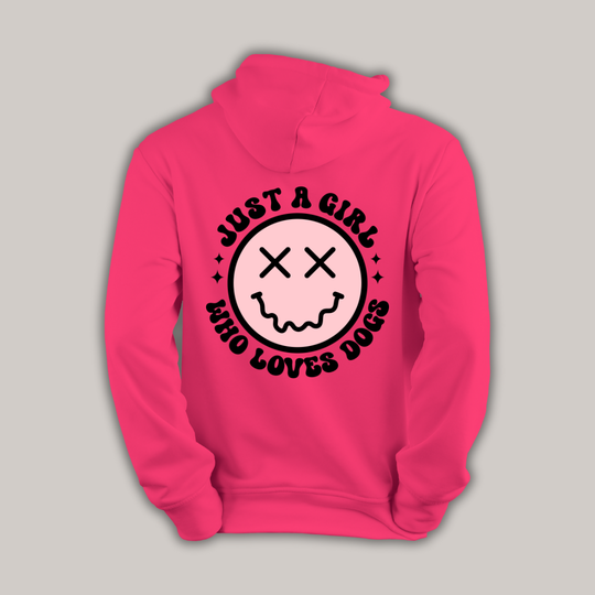 Basic hoodie - just a girl who loves dogs