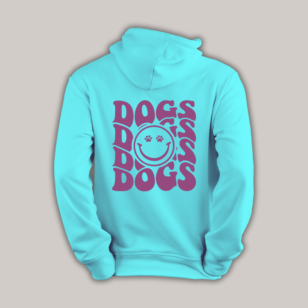 Basic hoodie - Dogs smiley