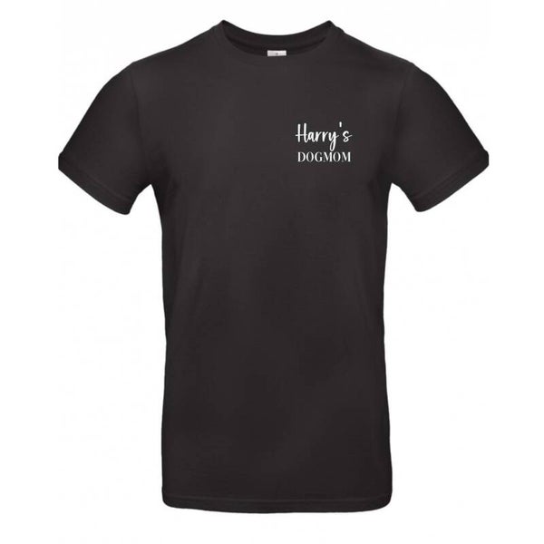 T-shirt dogmom en naam