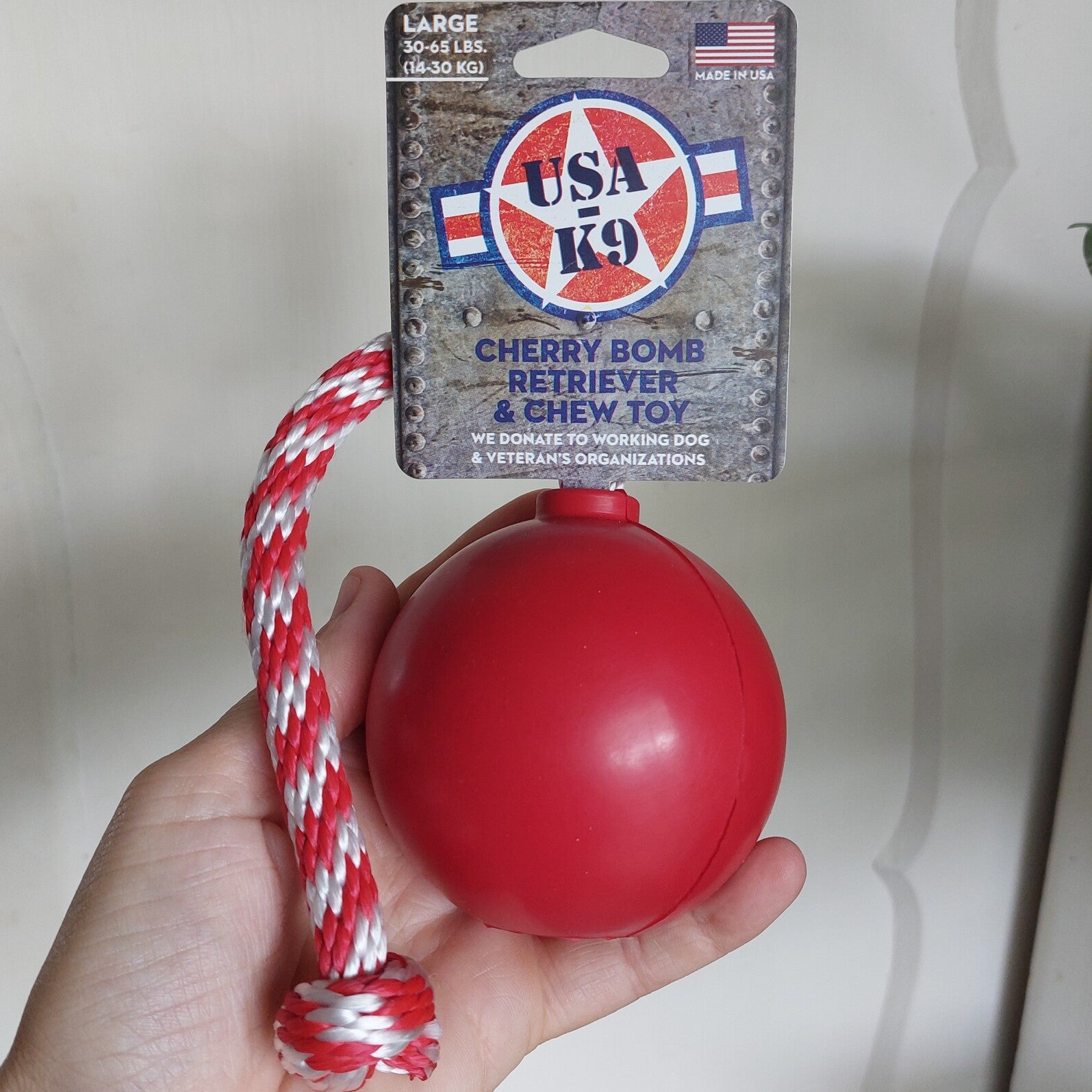 SodaPup USA K9 Cherry Bomb Large – Red