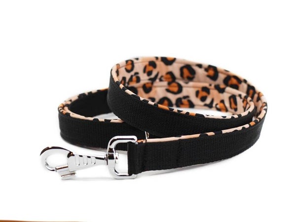 Double Trouble hondenriem CLASSIC PRO - leopard
