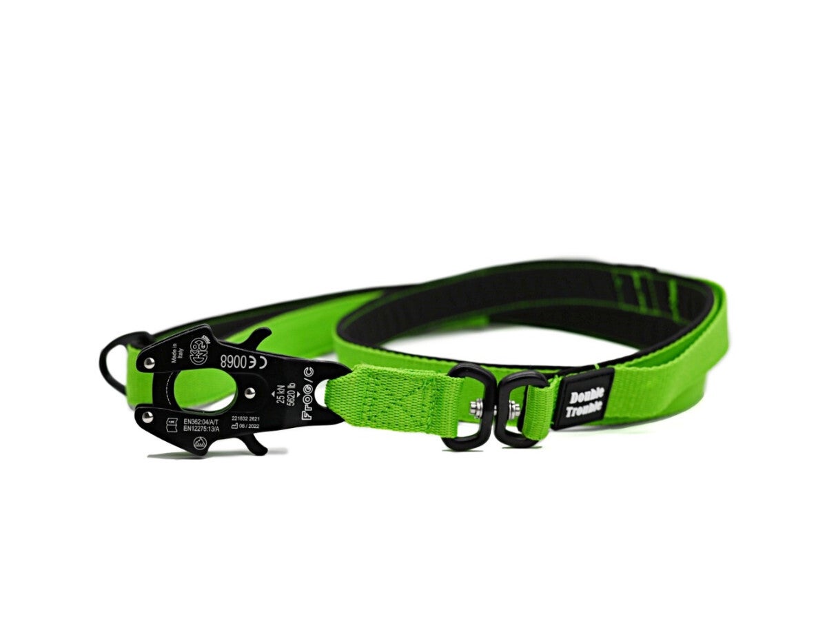 K9 Double Trouble hondenriem - green
