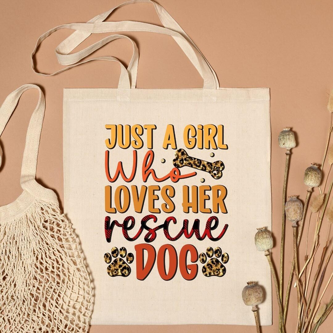 Naturel totebag "Just a girl.."