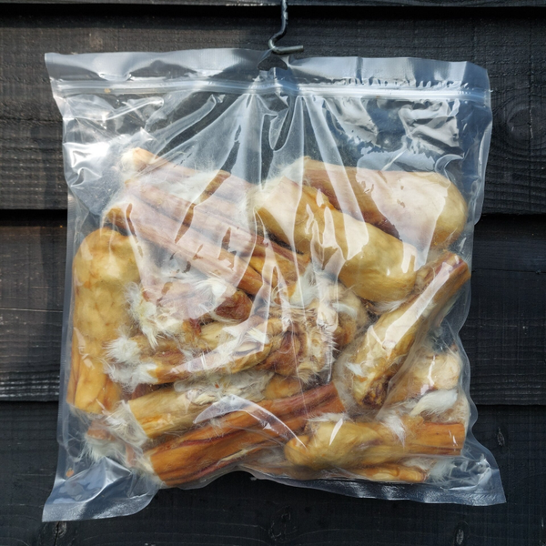 Konijnenhuid met vacht 1kg