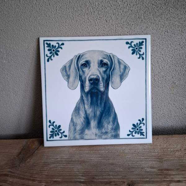 Keramiek tegeltje 15x15cm