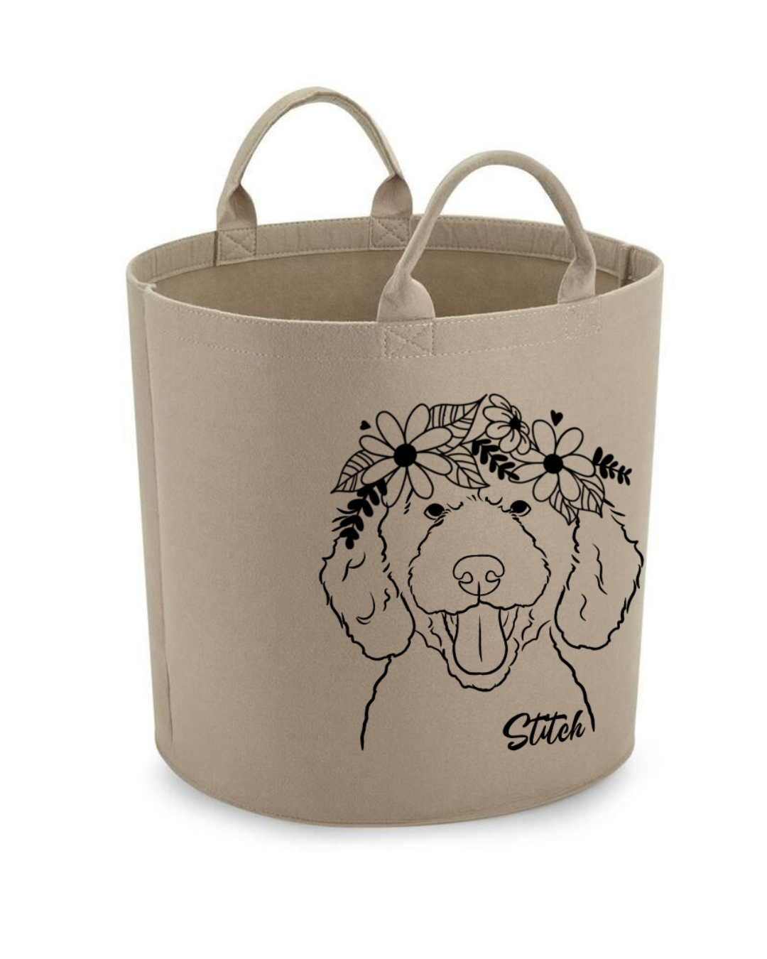 Custom - Speelgoed mand - Floral