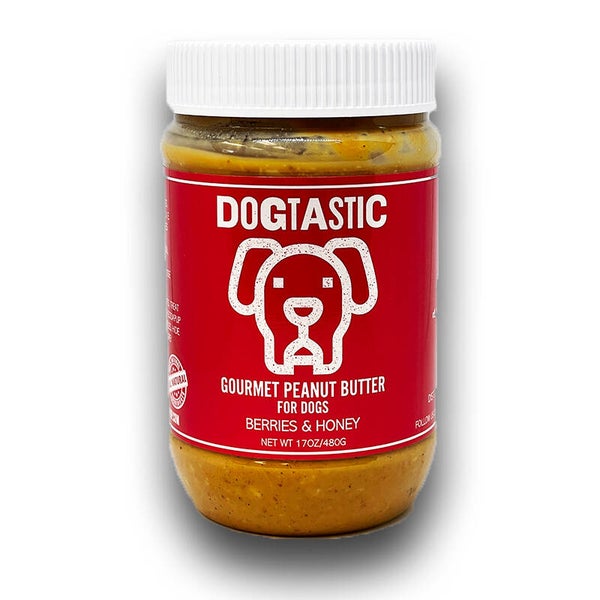 SodaPup Dogtastic Gourmet Peanut Butter For Dogs – Berries & Honey Flavor