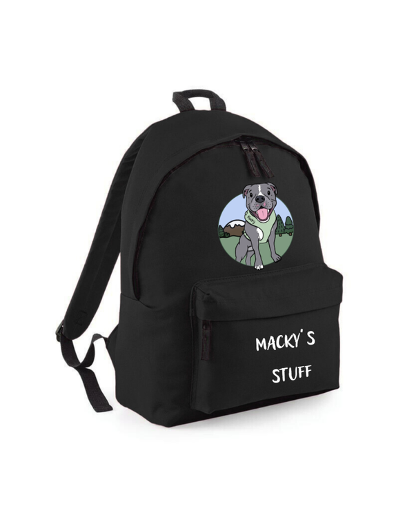 Custom - Rugzak canvas - Doodle