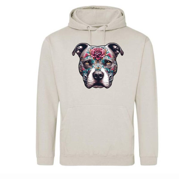 AI Rose Staffy hoodie