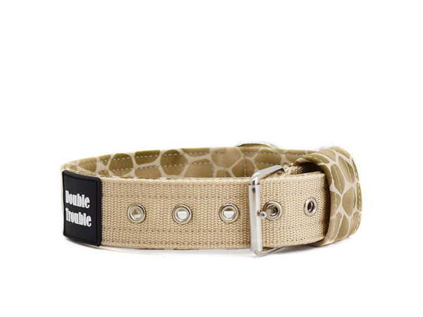 Collar CLASSIC PRO - giraffe creme