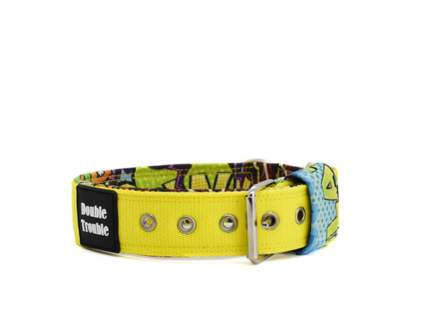 Collar CLASSIC PRO - comic yellow