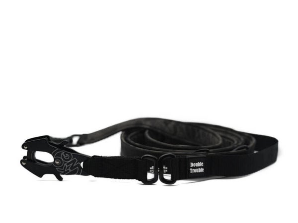 K9 Double Trouble hondenriem - military