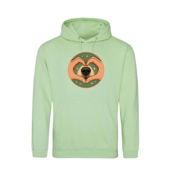 Basic hoodie - Heart nose