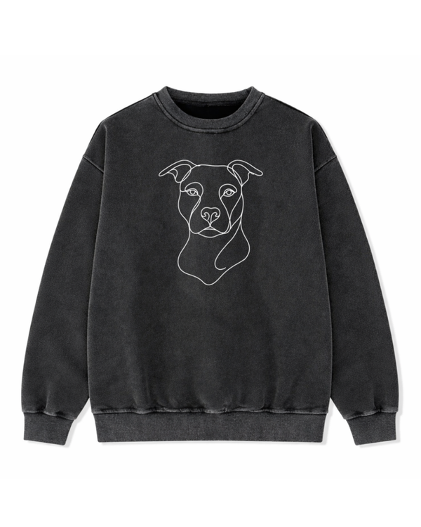 Custom - Vintage sweater - Lineart minimal