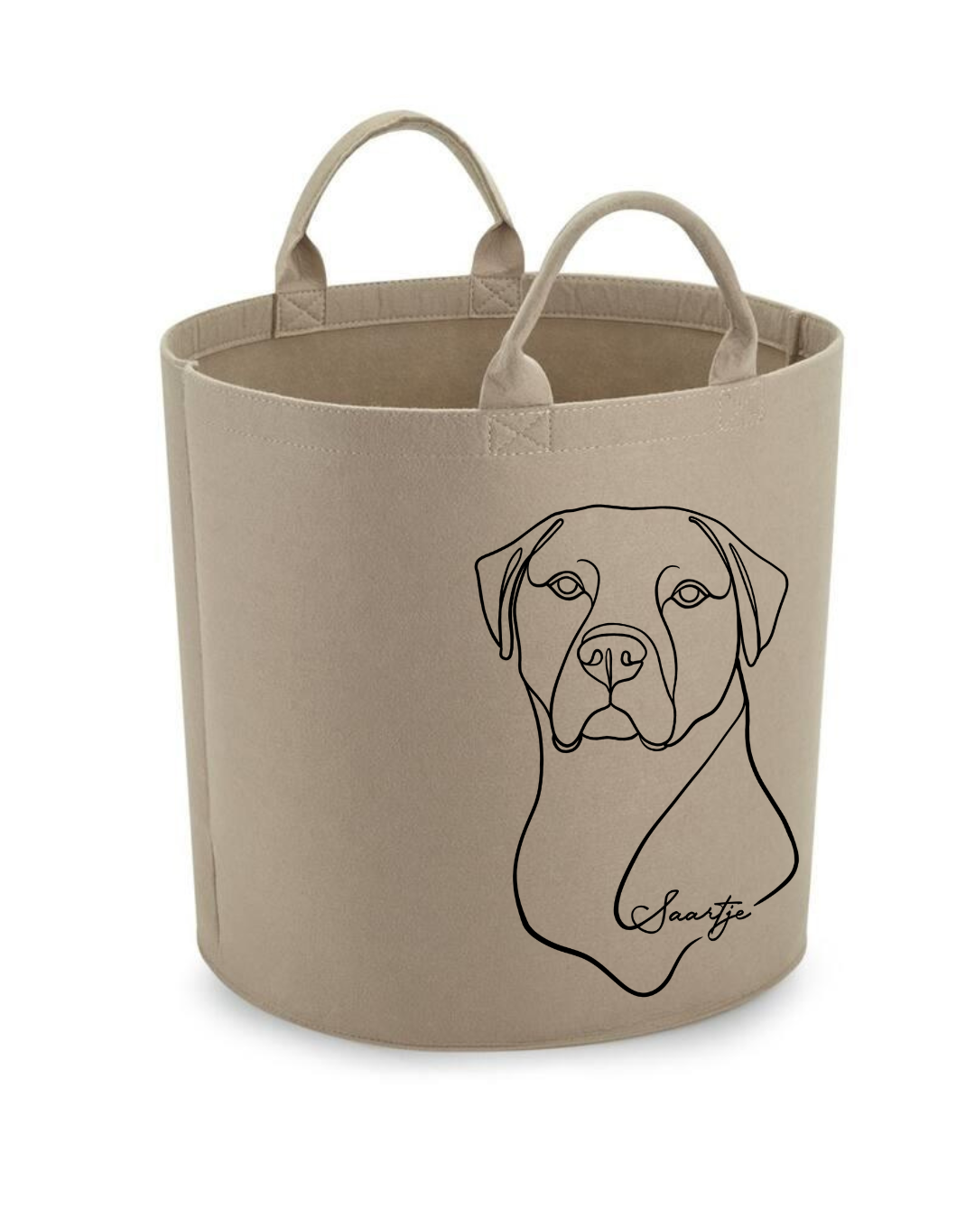 Custom - Speelgoed mand - Lineart minimal