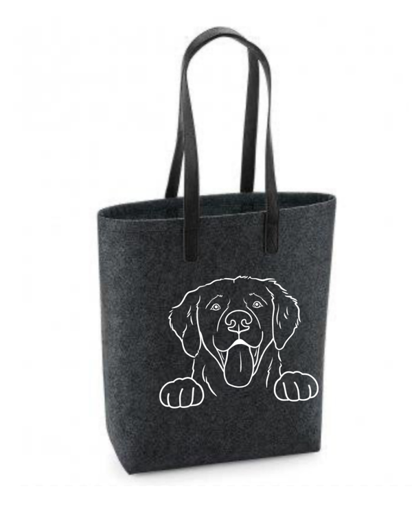 Custom - Totebag Vilt - Lineart pootjes