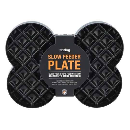 Lickimat Slodog | Slow fleeder plate zwart