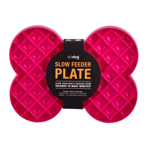Lickimat Slodog | Slow fleeder plate roze