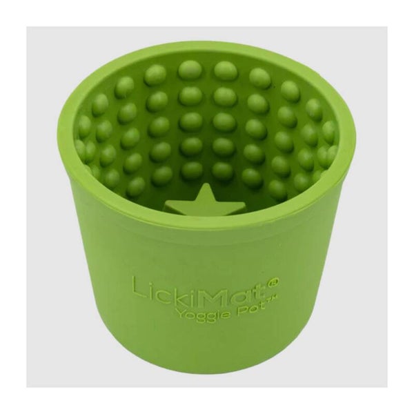 LICKIMAT Yoggie Pot groen