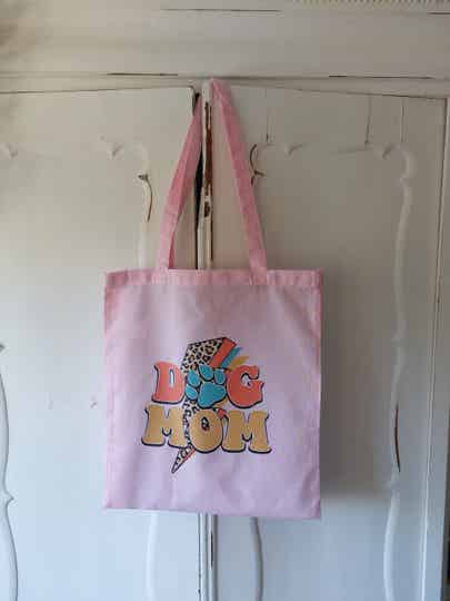 Totebag katoen | Dog mom