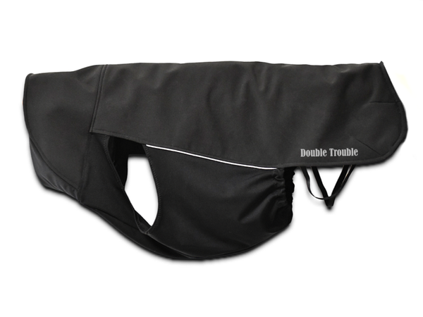 Softshell jas black v.a € 39,90