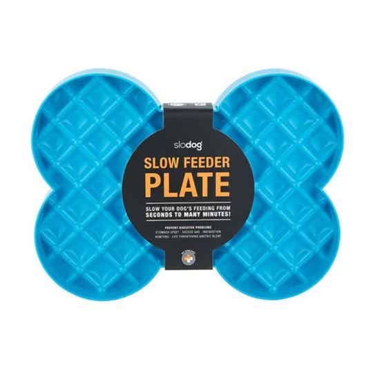Lickimat Slodog | Slow fleeder plate blauw