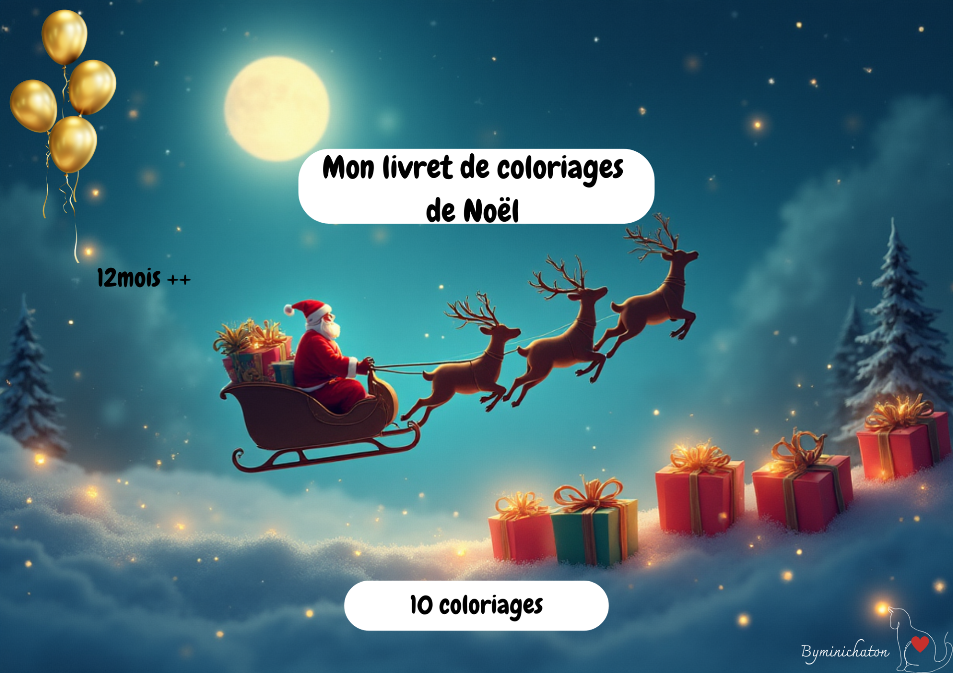 Mon livret de coloriage de Noël 👶🎄