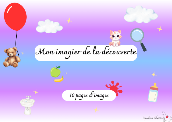 Mon imagier de la découverte ✨
