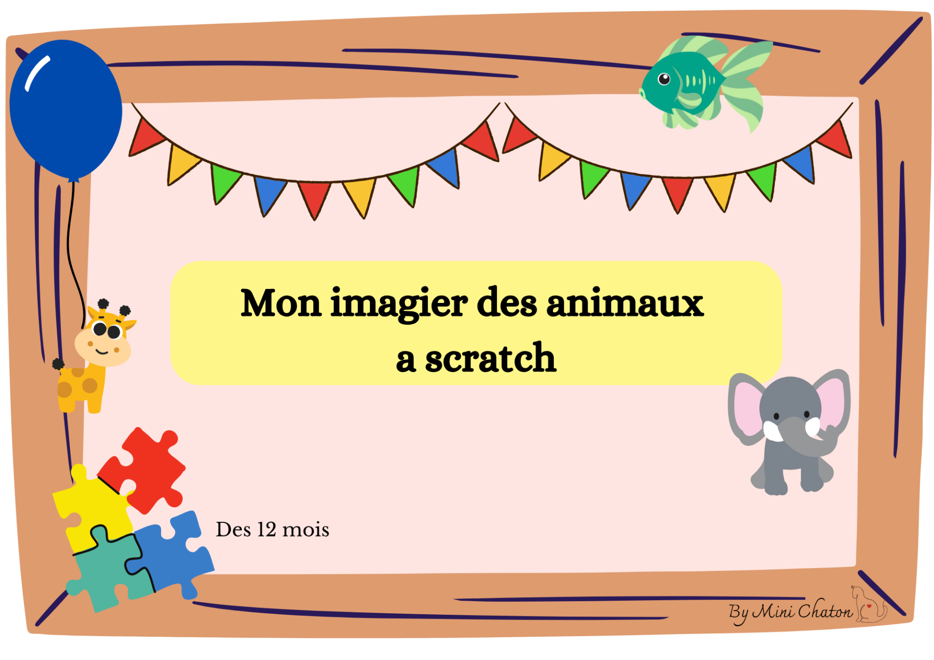 Mon imagier des animaux 😺🐷