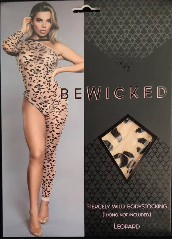 BEWICKED...LEOPARD BODY STOCKING