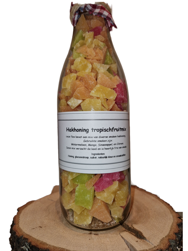 Fles Hakhoning tropischfruitmix