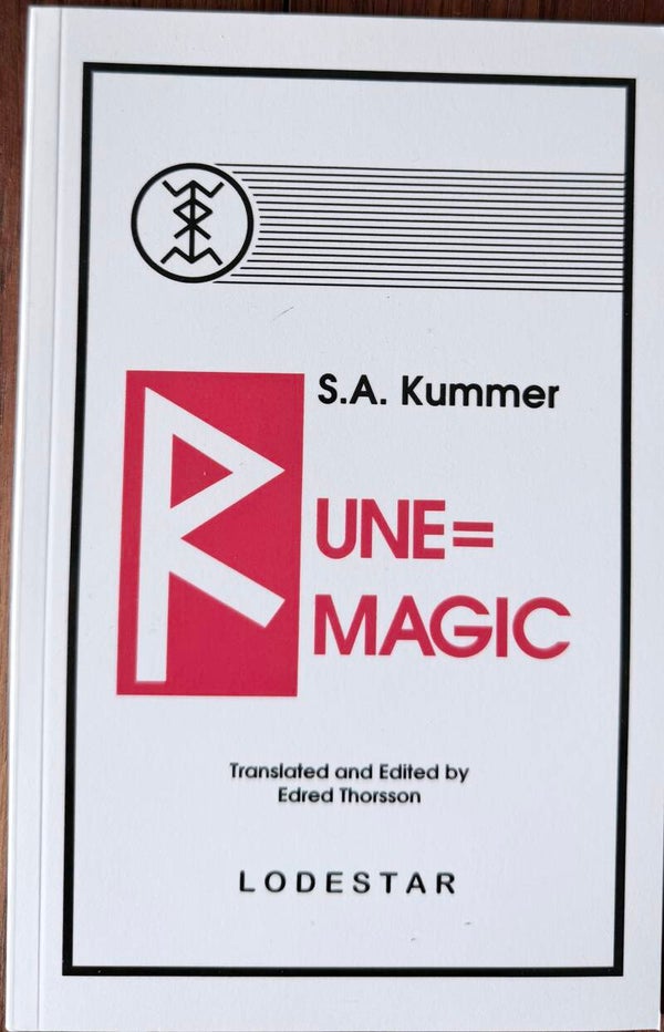 Rune-Magic by Siegfried Adolf Kummer NEW
