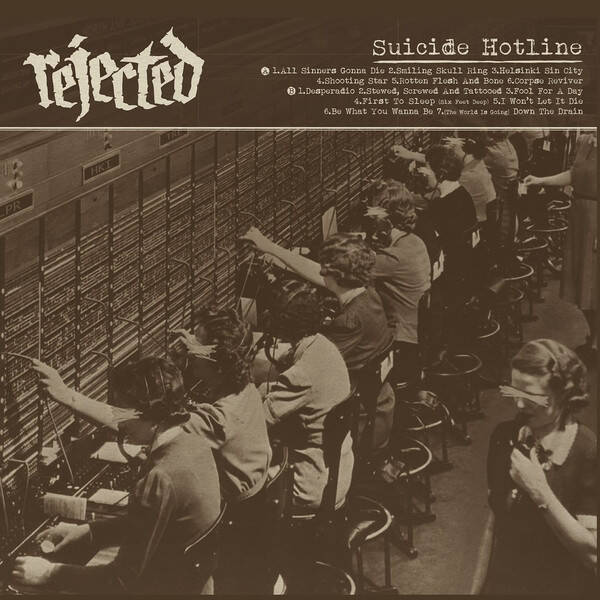 Rejected ‎– Suicide Hotline LP