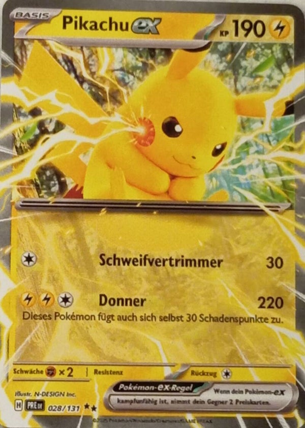 Pikachu EX PRE 028/131