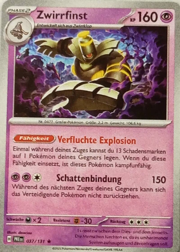 Zwirrfinst PRE 037/131