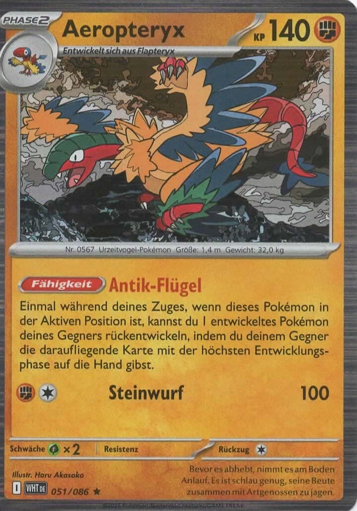 Aeropteryx WHT-051/086