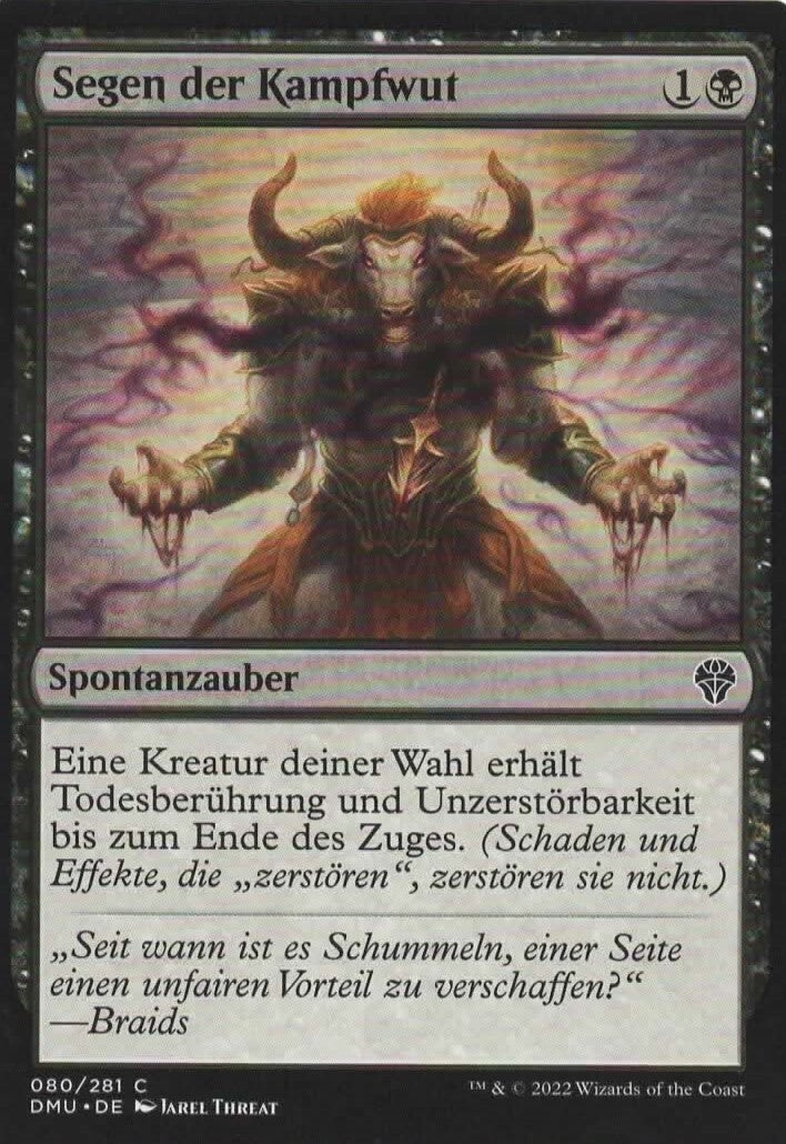 Segen der Kampfwut 080/281