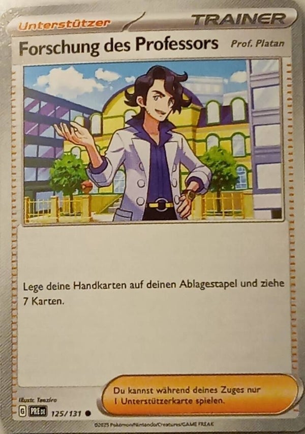 Forschung des Professors Prof. Platan PRE 125/131