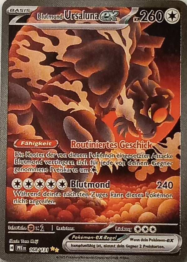 Blutmond Ursaluna EX PRE 168/131