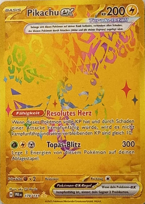 Pikachu EX PRE 179/131