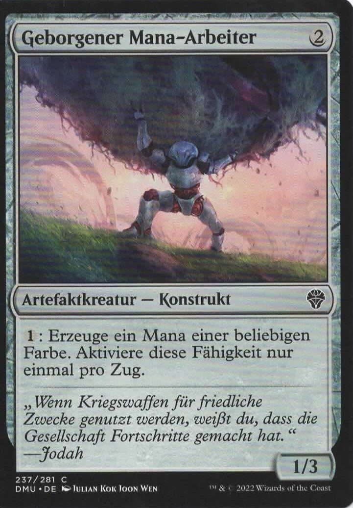 Geborgener Mana Arbeiter 237/281