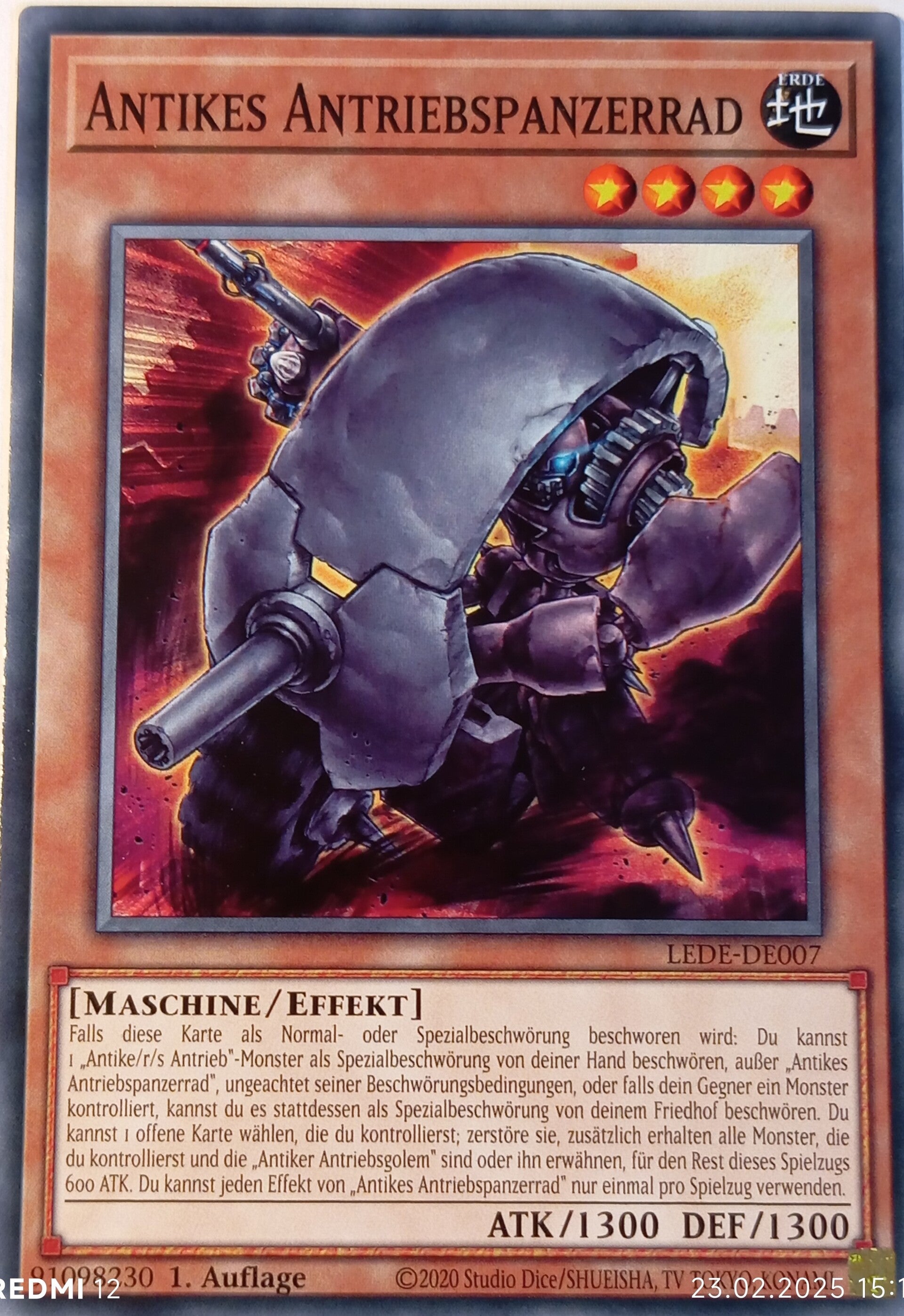 Antikes Antriebspanzerrad - LEDE_DE007