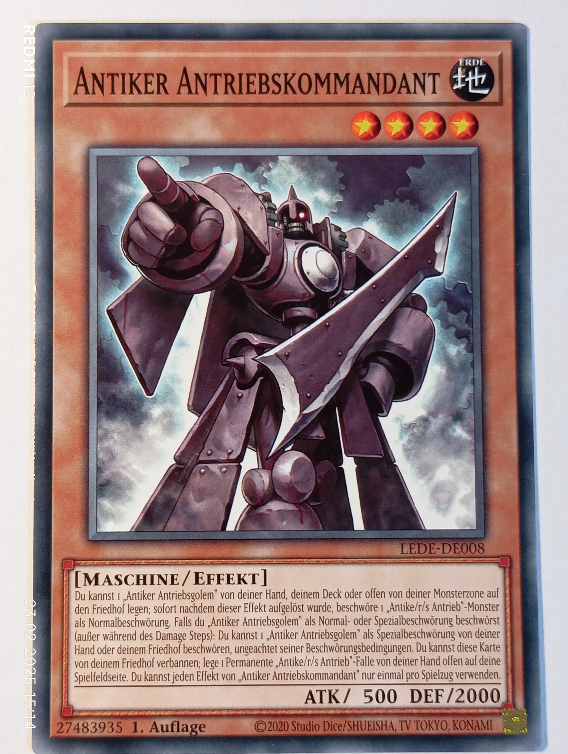 Antiker Antriebskommandant - LEDE-DE008