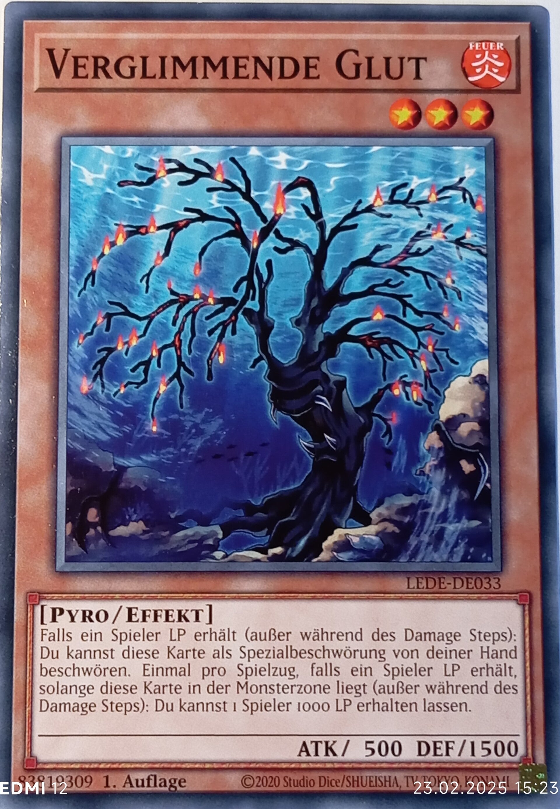 Verglimmende Glut LEDE-DE033