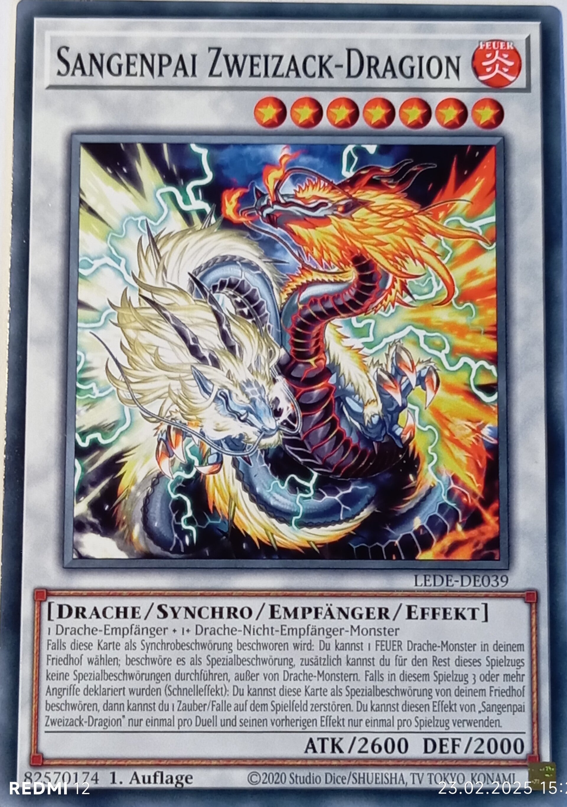 Sangenpai Zweizack Dragion LEDE_DE039