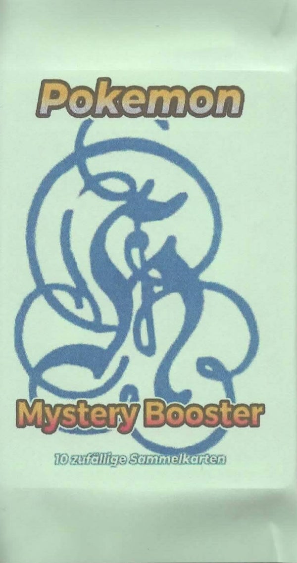 Pokemon Mystery Booster Grün (mit V/ex Karte)