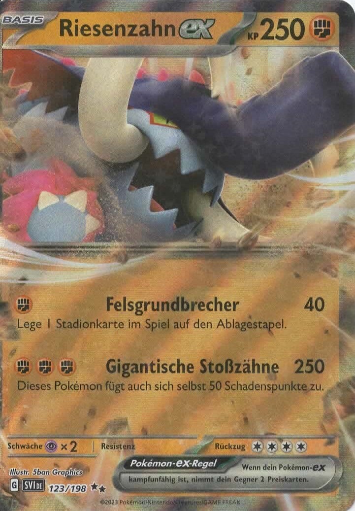 Riesenzahn ex 123/198