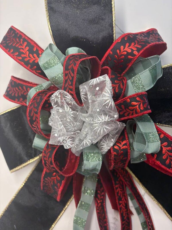 Regal Winter Noel - Luxury Christmas Bow