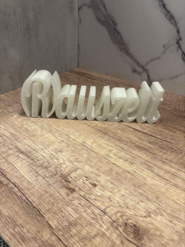 Rauszeit – 3D-gedrucktes Dekoschild für Camper, Vanlife & Zuhause